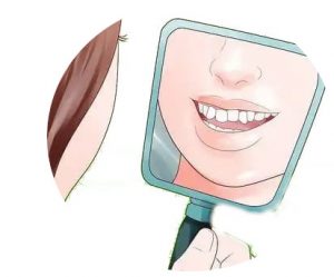 Observar la dentadura